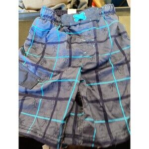 cherokee size small swim trunks blue
